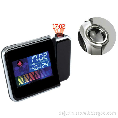 2015 factory supply mini weather projection clock